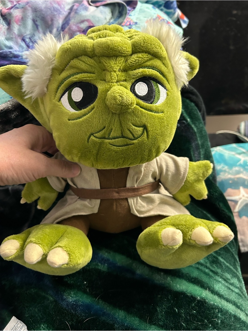 Disney Parks Big Fret Green Yoda Plush - Soft
